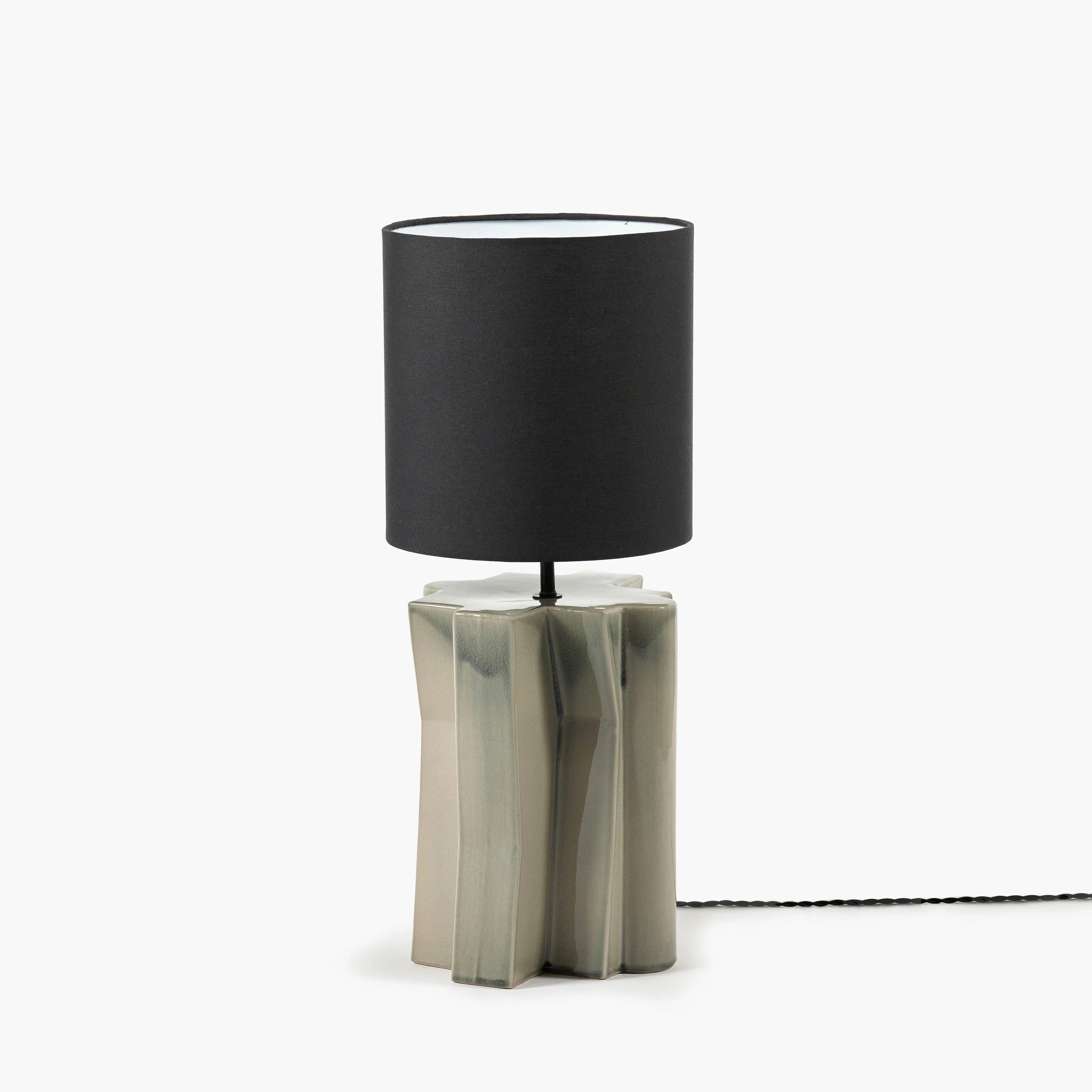 TABLE LAMP 2 GREY - BLACK YUCCA | On Order