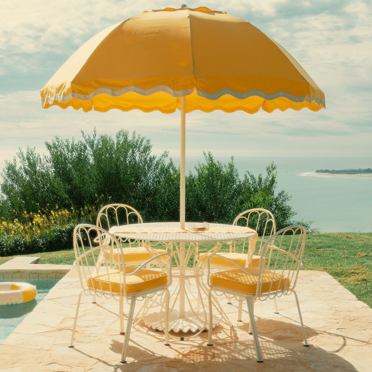 THE AL FRESCO DINING TABLE - ANTIQUE WHITE  | On Order