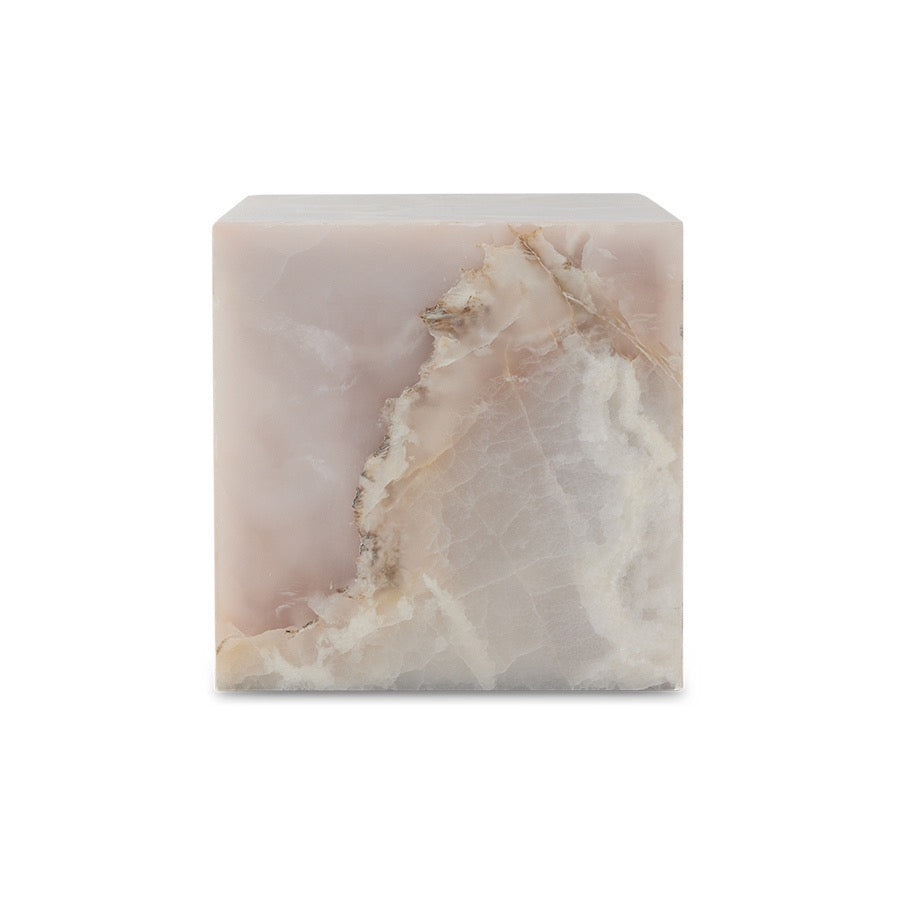 PINK ONYX BLOCK TABLE | On Order