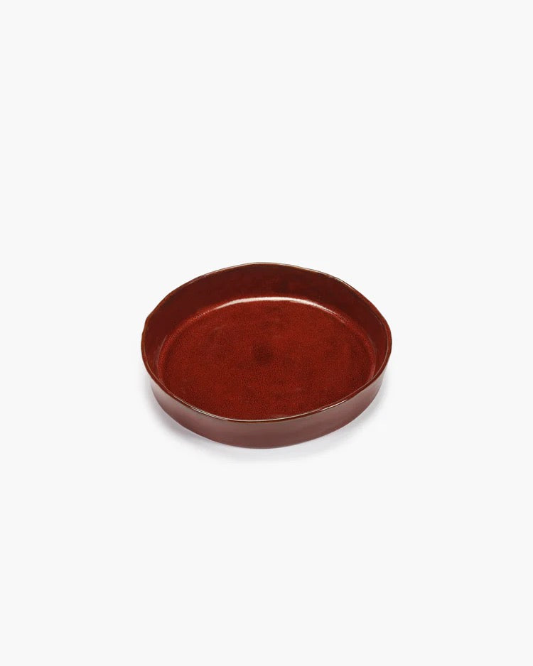 DEEP PLATE S VENETIAN RED LA MERE