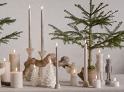 NUTCRACKER FIGURE LED CANDLE | SAND STONE | S