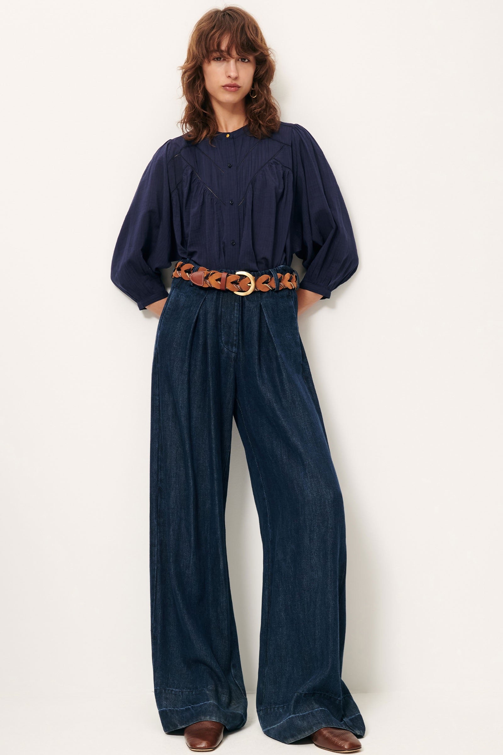 BLOUSE SAVI - INDIGO