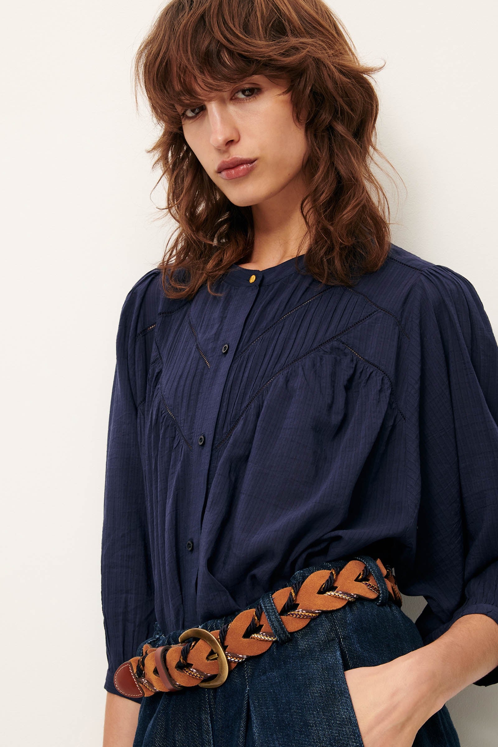 BLOUSE SAVI - INDIGO