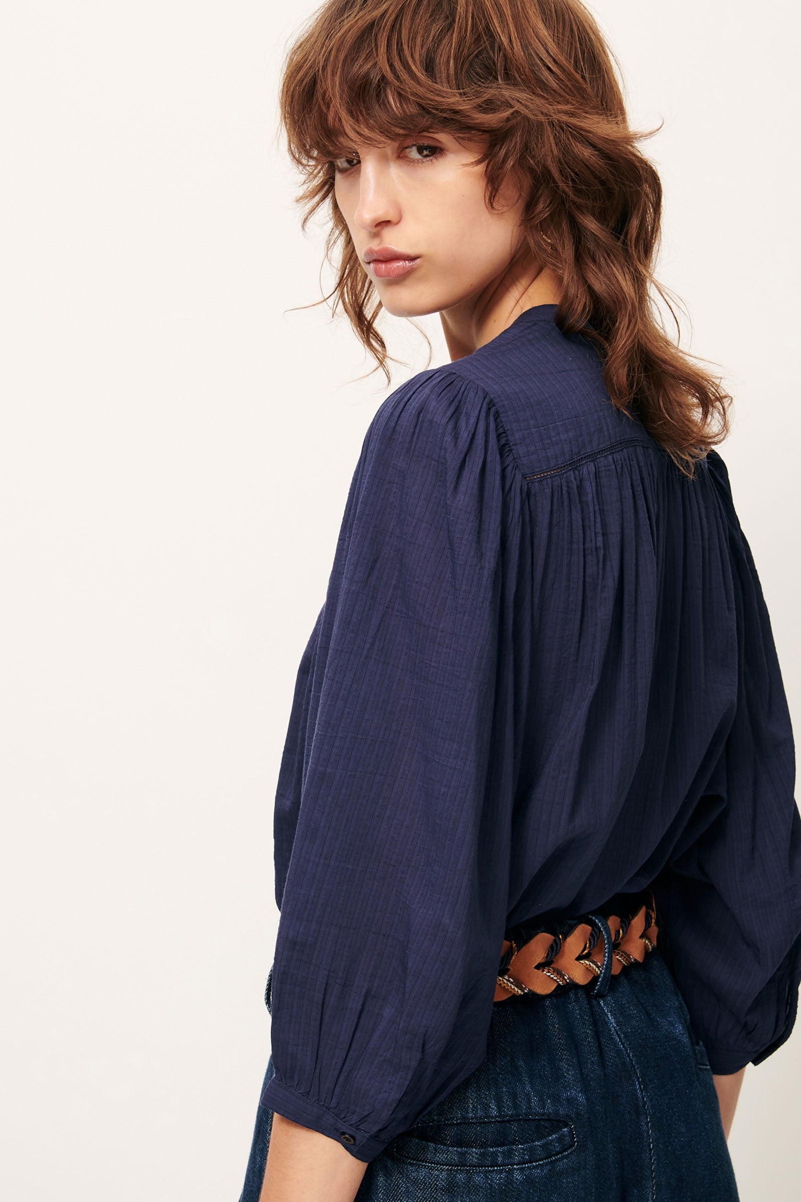 BLOUSE SAVI - INDIGO