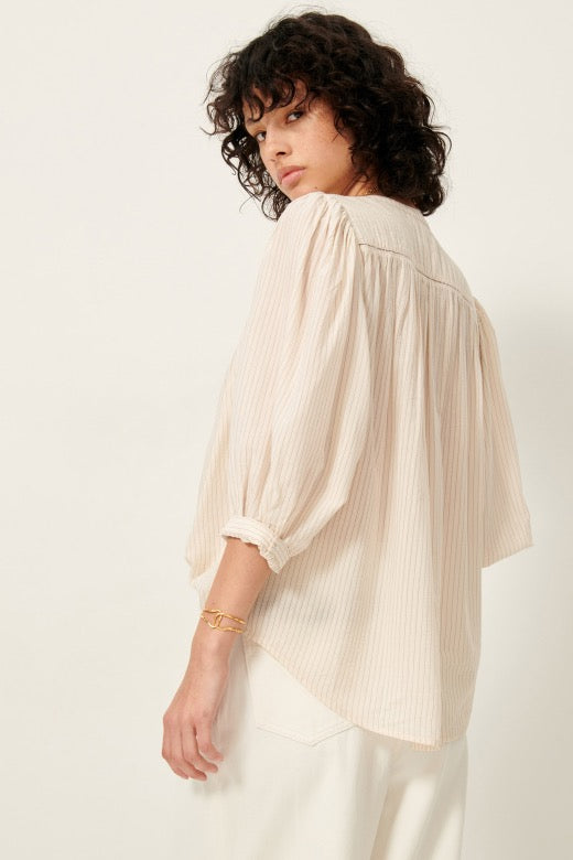 BLOUSE SAVI - SANDBLACK