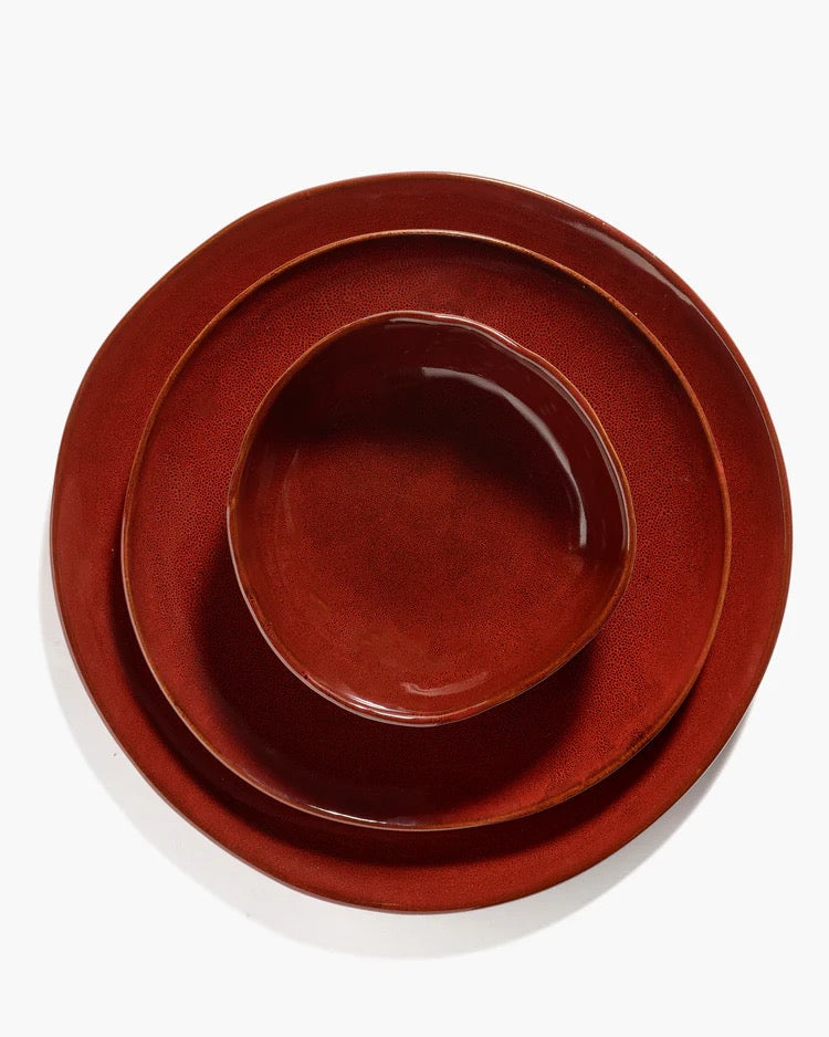 DINNER PLATE VENETIAN RED DE LA MERE