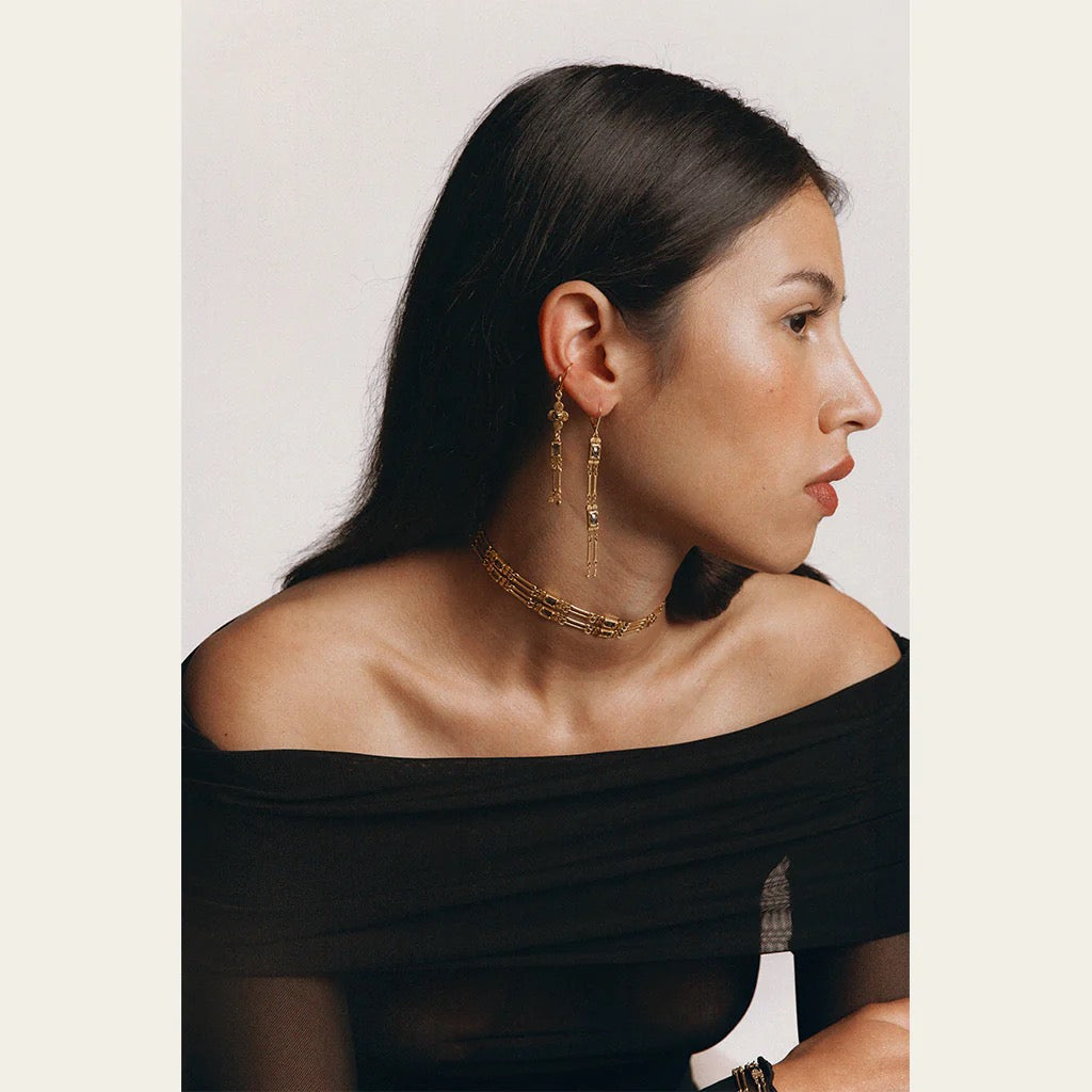 EARRINGS SIMONE LONG CLOVER