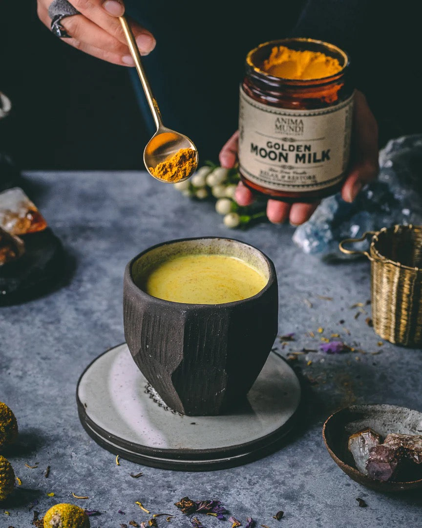 GOLDEN MOON MILK | BLUE LOTUS VANILLA