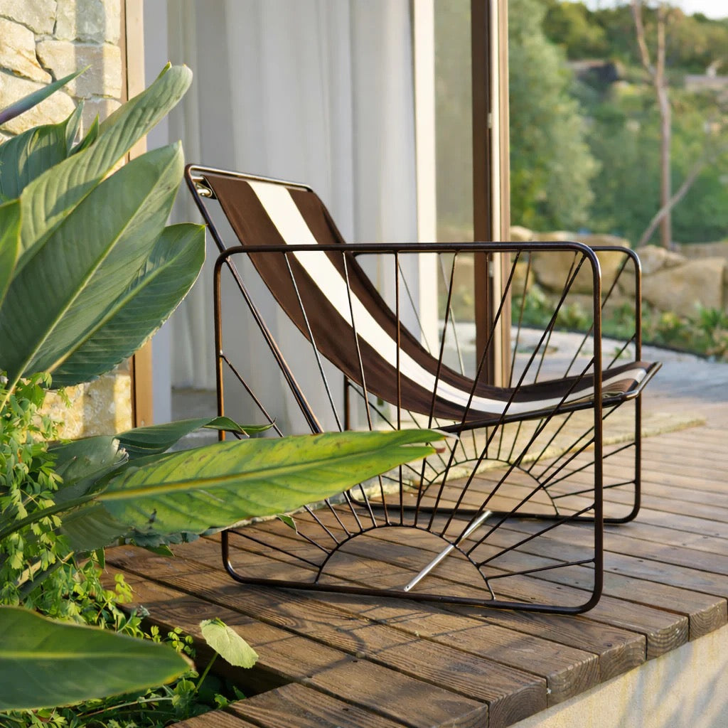 ELDORADO STRIPED ARMCHAIR - Available 20/08