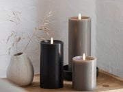 SHOULDER PILLAR LED CANDLE | 7.8 x 10.1 CM