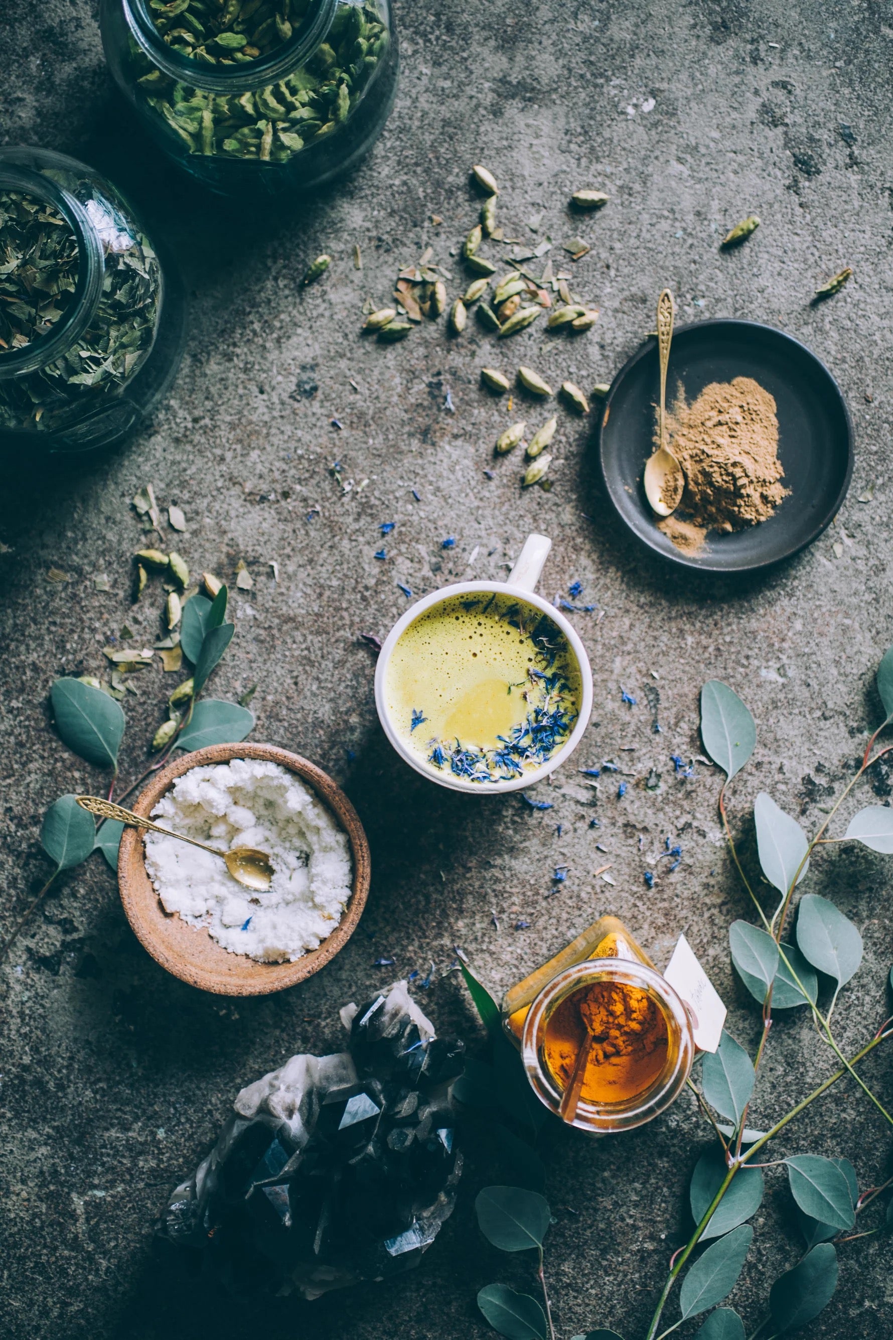 GOLDEN MOON MILK | BLUE LOTUS VANILLA