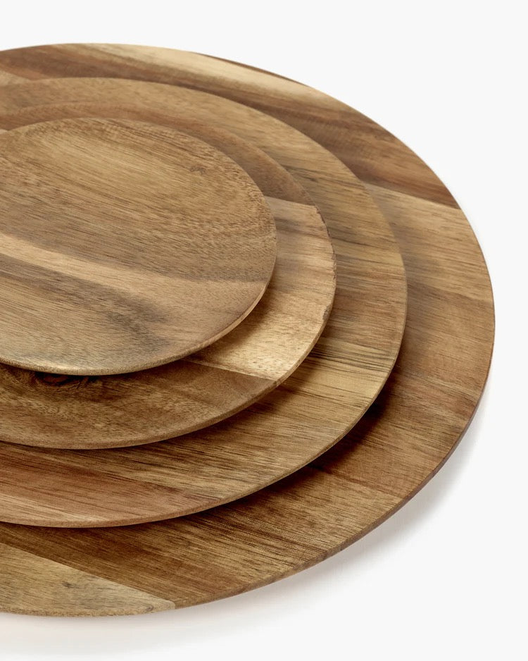 WOODEN PLATE XL DUNES