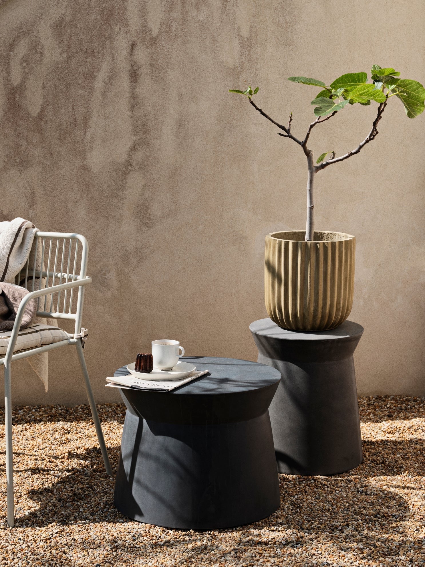 FIBER PLANTER BEIGE