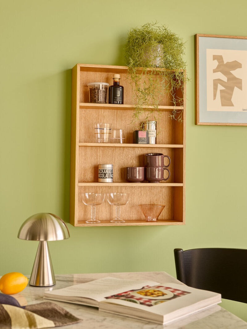 MUSH PORTABLE LAMP NICKEL