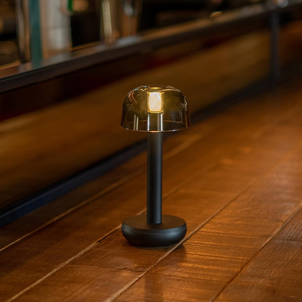 TWO TABLE LIGHT BLACK PC SMOKED