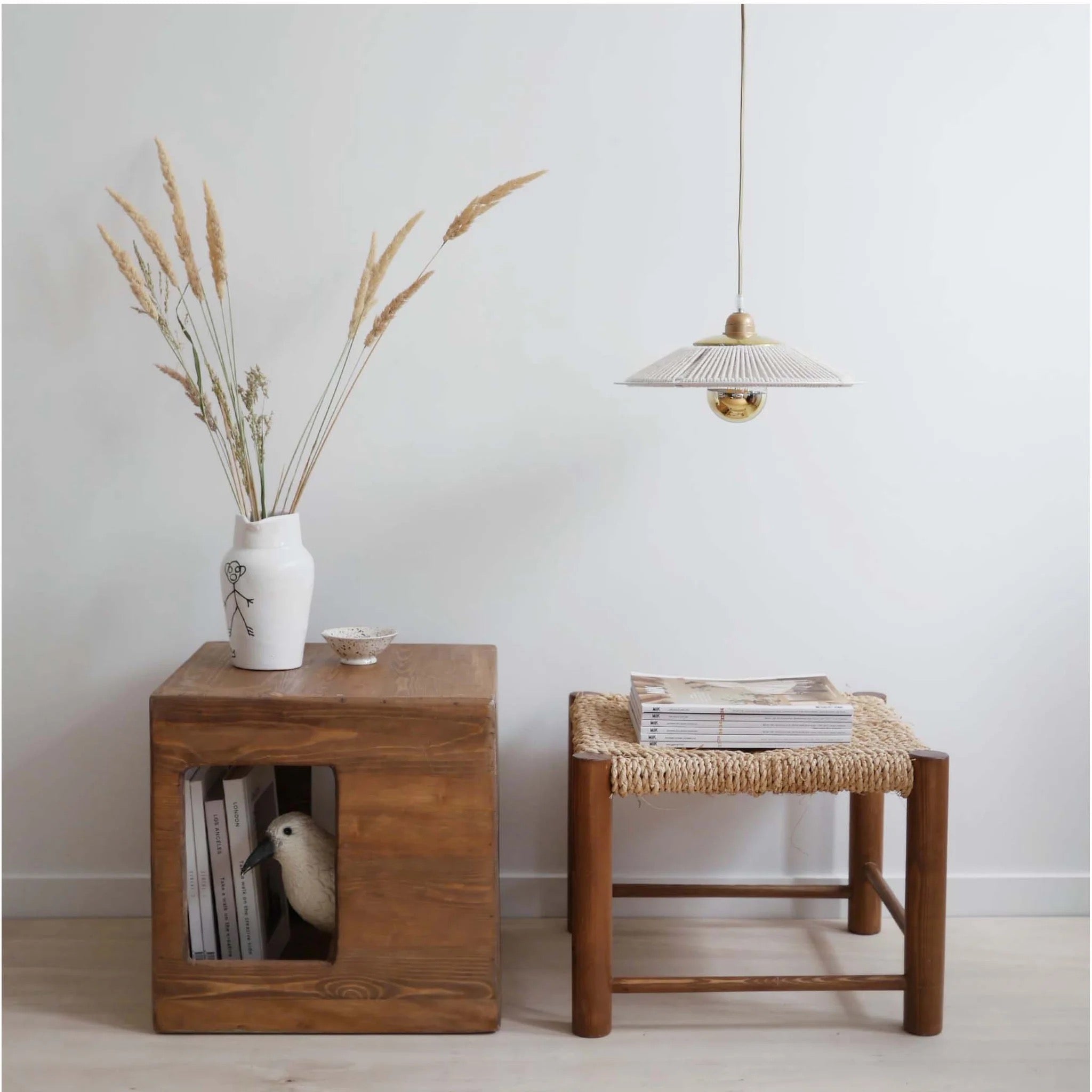 RUBY CUBE TABLE | DARK WOOD - Available 20/08