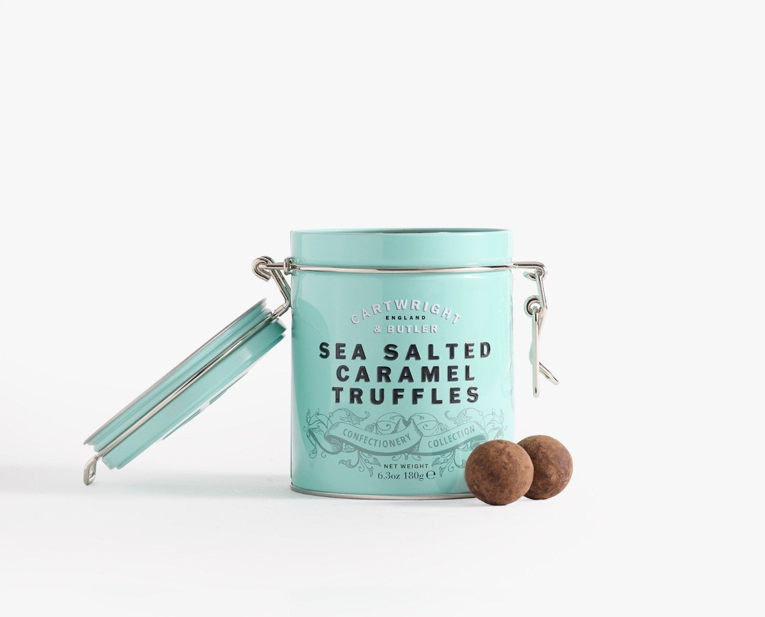 SEA SALTED CARAMEL TRUFFLES IN TIN