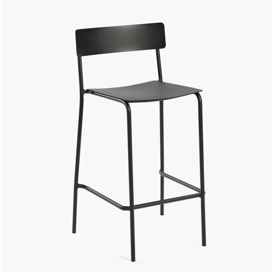 BAR STOOL BLACK ALUMINIUM AUGUST | On Order