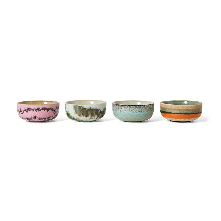 70's CERAMICS: TAPAS BOWLS RENAISSANCE | SET OF 4