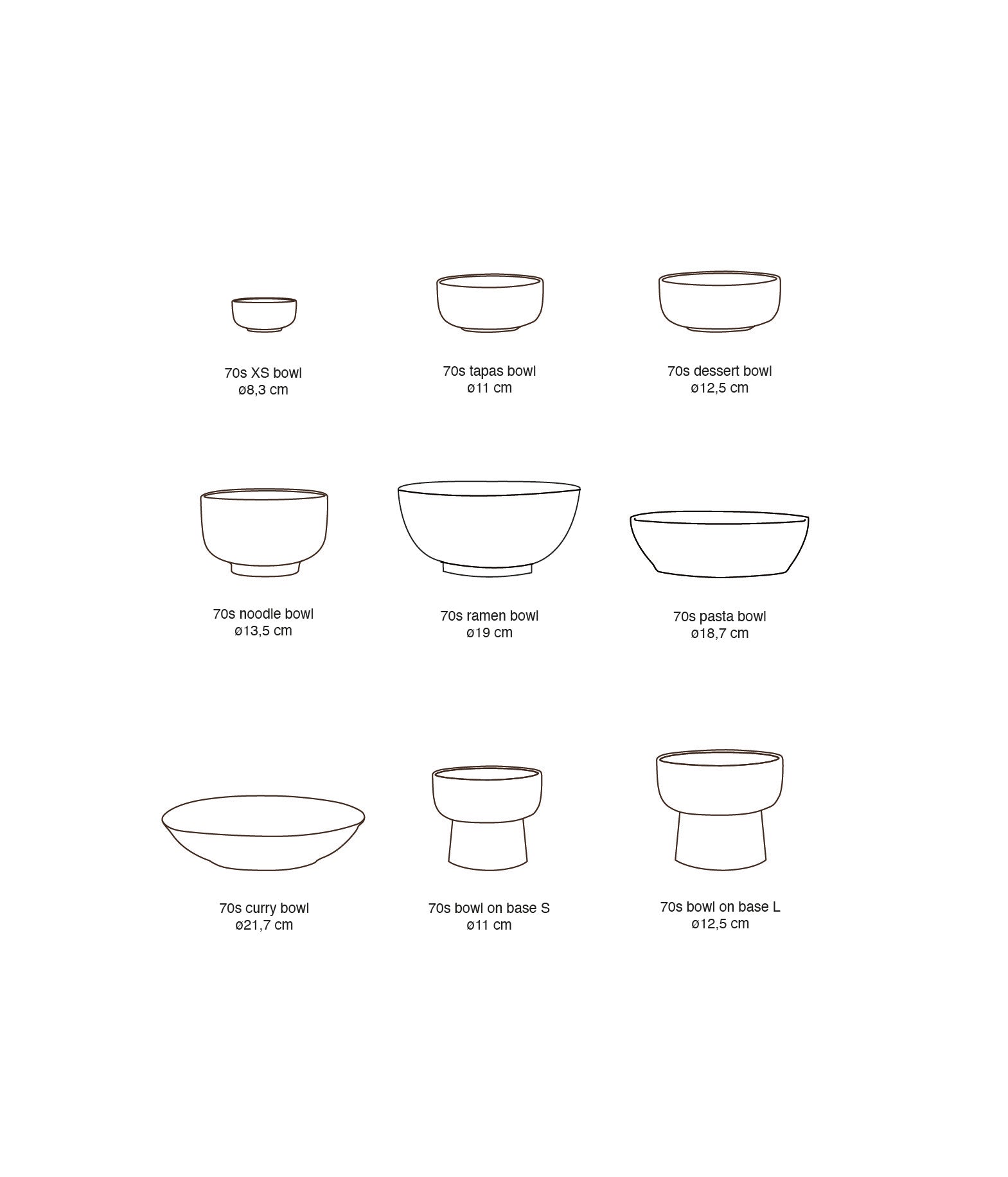 70's CERAMICS: TAPAS BOWLS RENAISSANCE | SET OF 4