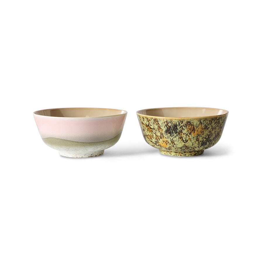 70's CERAMICS: RAMEN BOWLS ASCEND | SET OF 2