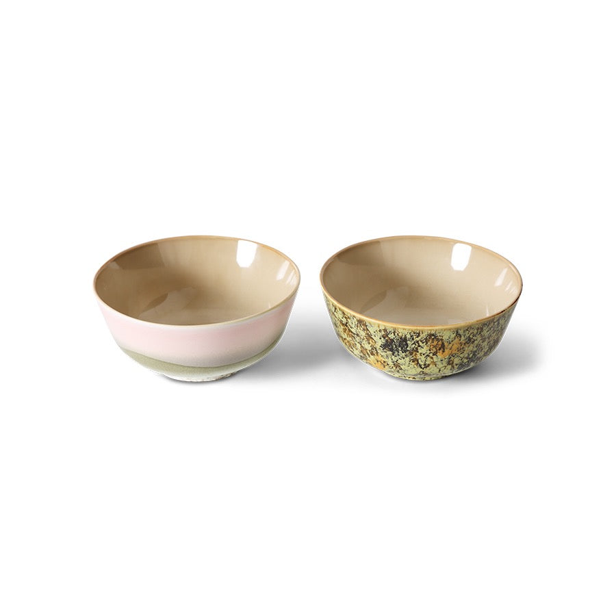 70's CERAMICS: RAMEN BOWLS ASCEND | SET OF 2