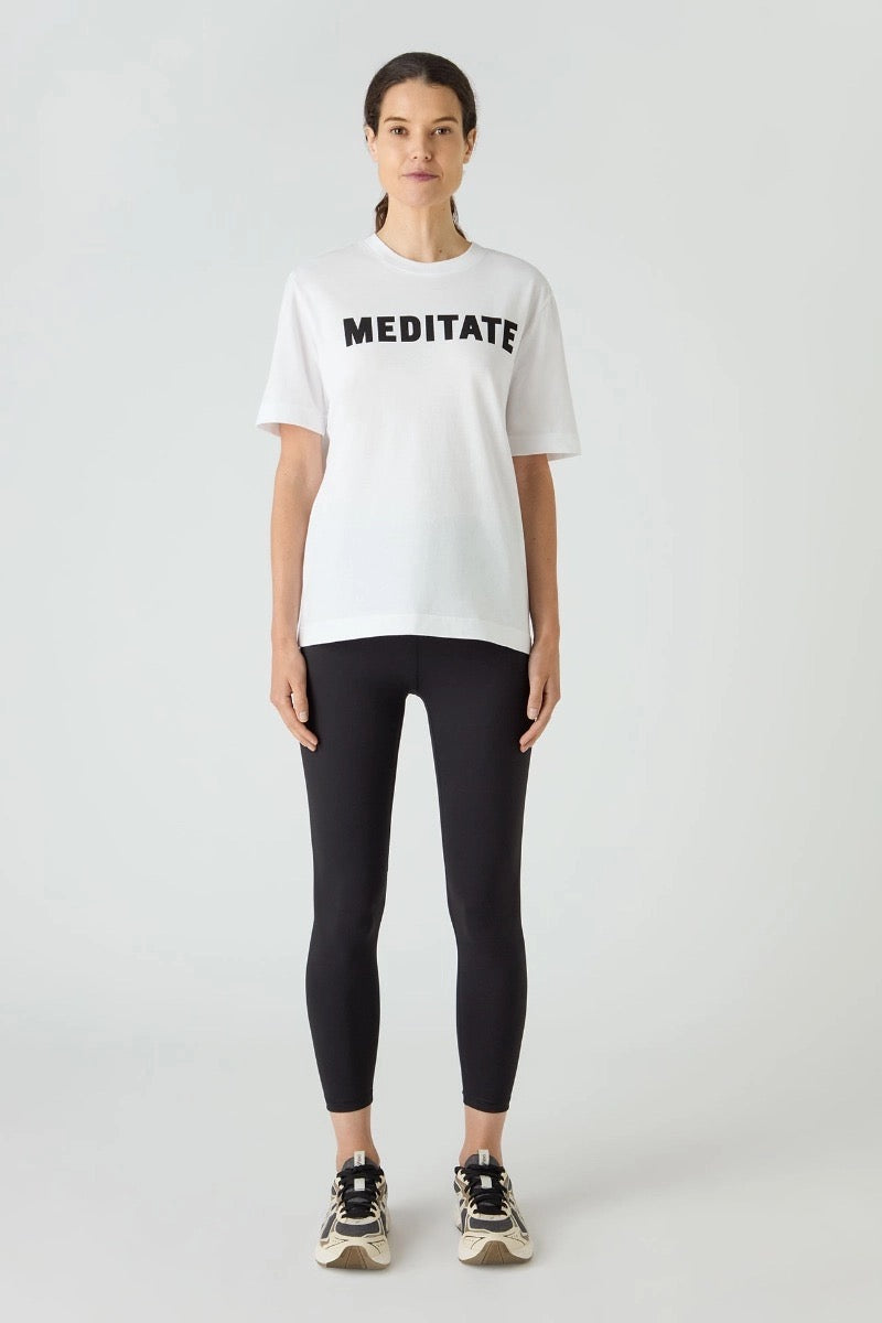 ORGANIC COTTON MEDITATE T - SHIRT - PREORDER