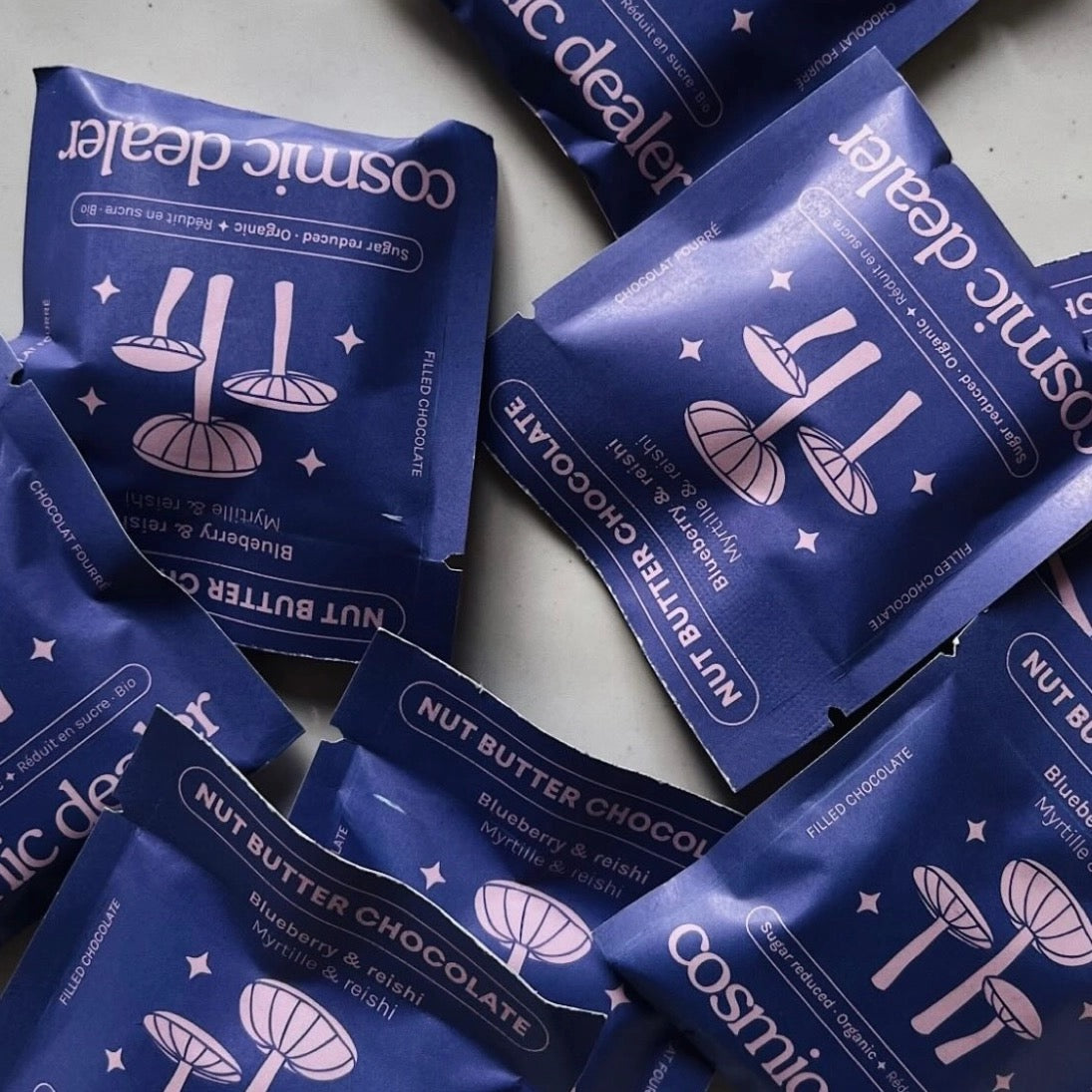 SINGLE NUT BUTTER CHOCOLATE | BLUEBERRY & REISHI