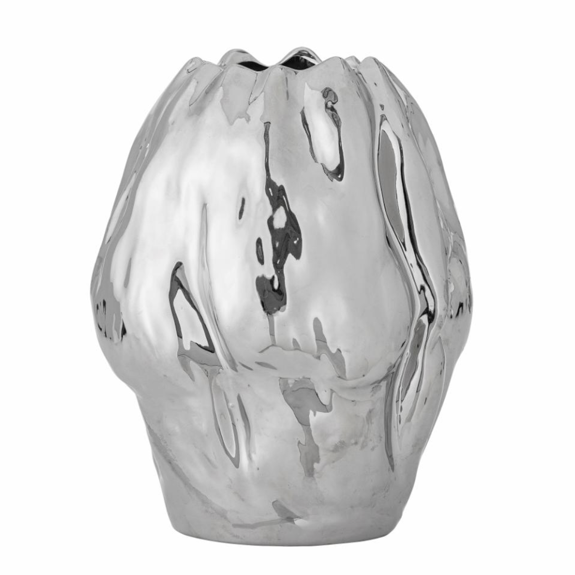 BOBBY VASE SILVER