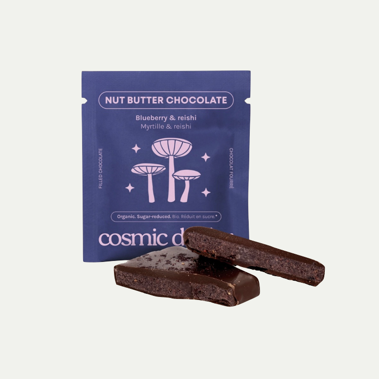 SINGLE NUT BUTTER CHOCOLATE | BLUEBERRY & REISHI