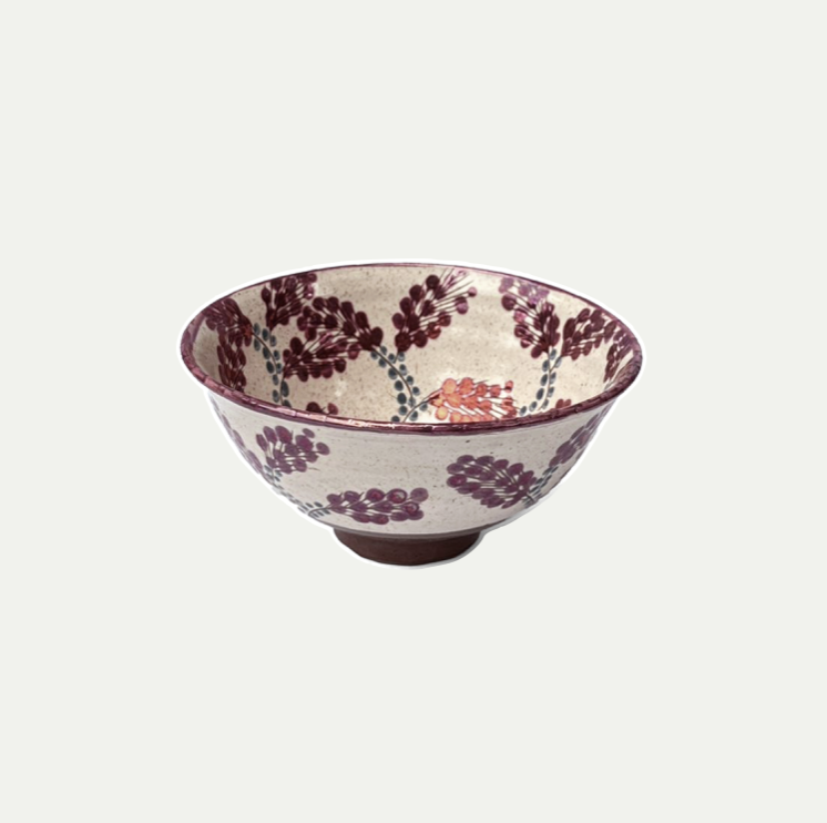 METALLIC GRAPEVINE DEEP BOWL | 22CM