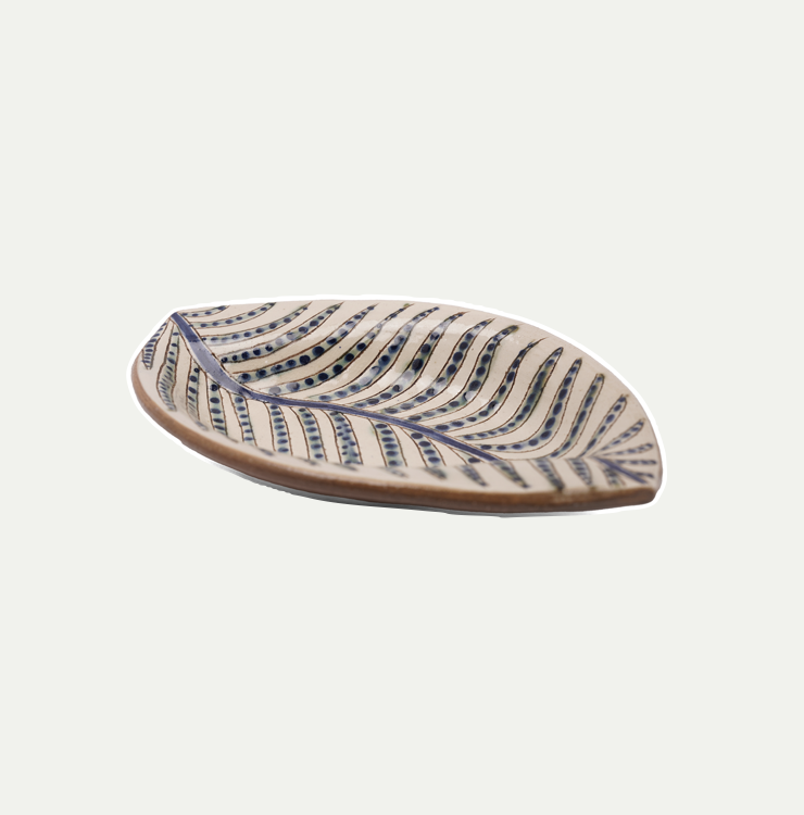 FRONDS PLATE 39CM