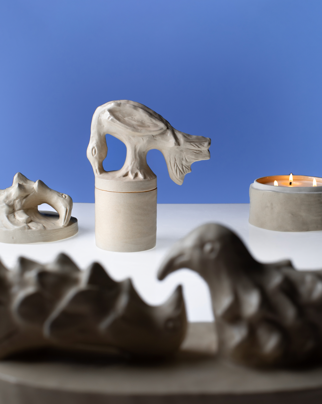 SCENTED CANDLE S IVORY ENCENSOIR