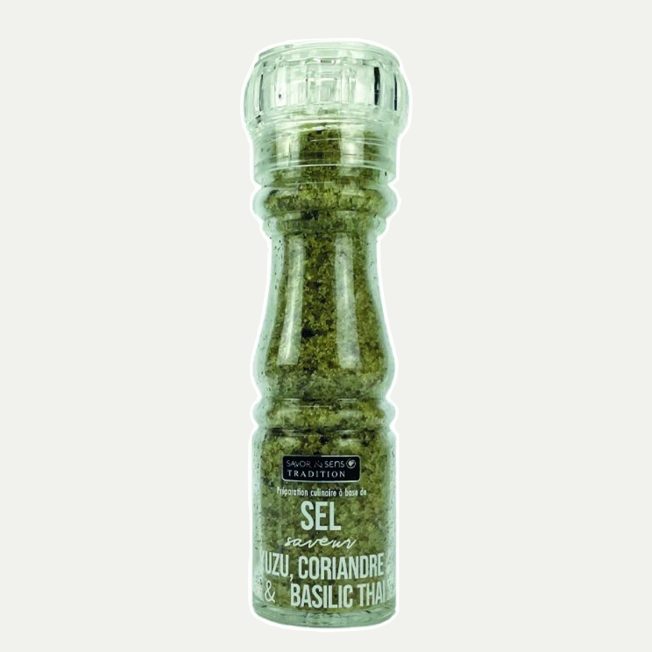 YUZU CORIANDER AND THAI BASIL SEA SALT