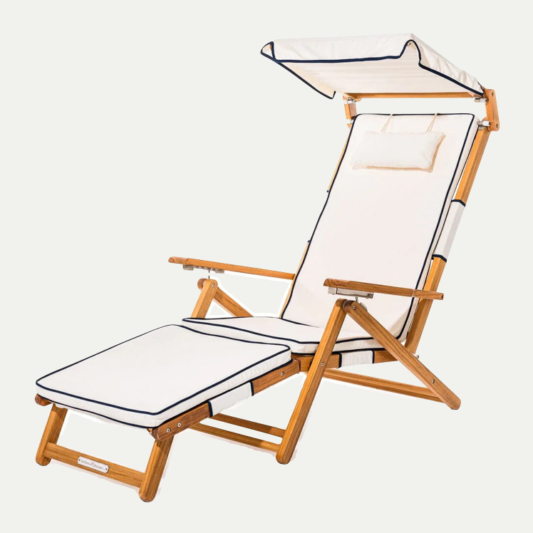 THE CLUB CHAIR - TEAK NATURAL - RIVIE WHITE | On Order