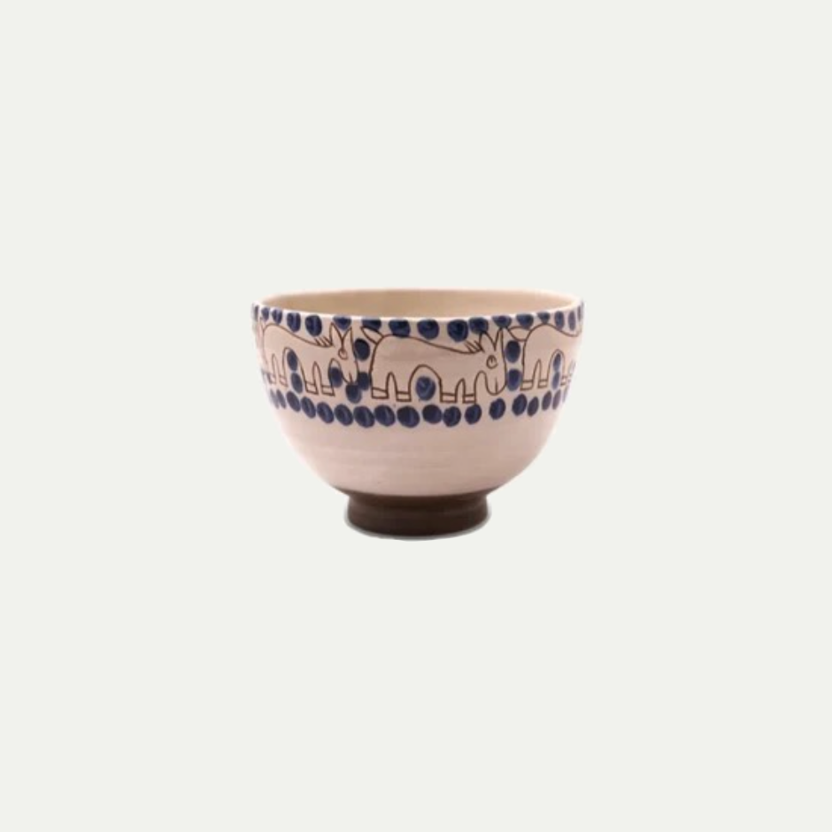 DOTTED DONKEY BOWL | 15CM