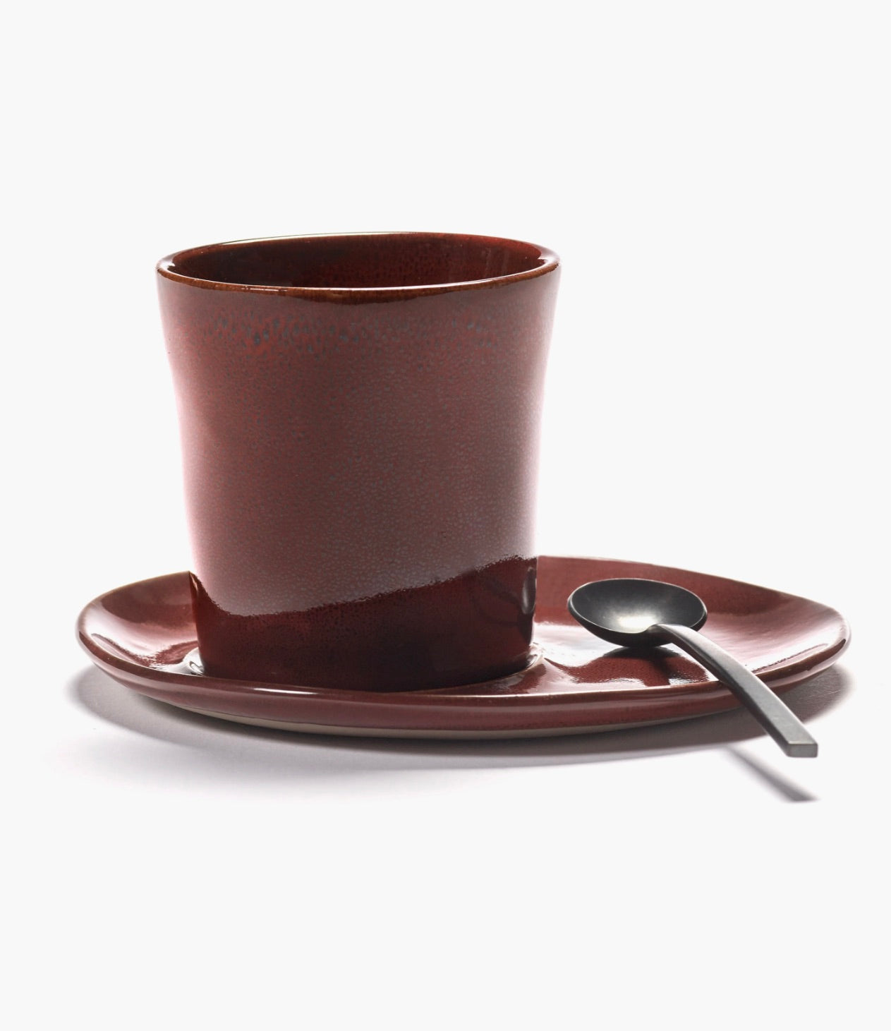 SAUCER COFFEE CUP VENETIAN RED LA MERE