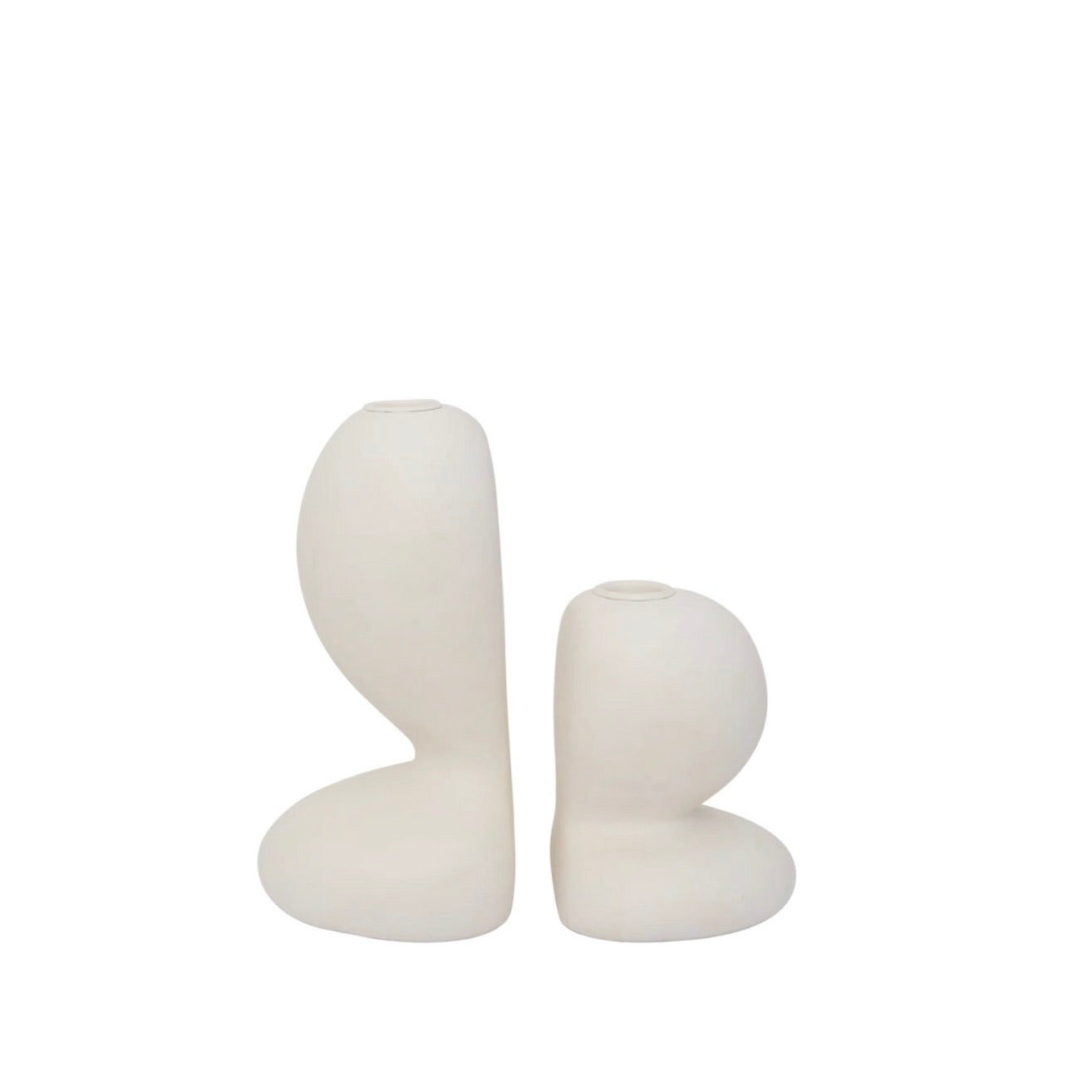 CANDLE HOLDER CHOU|SET OF 2