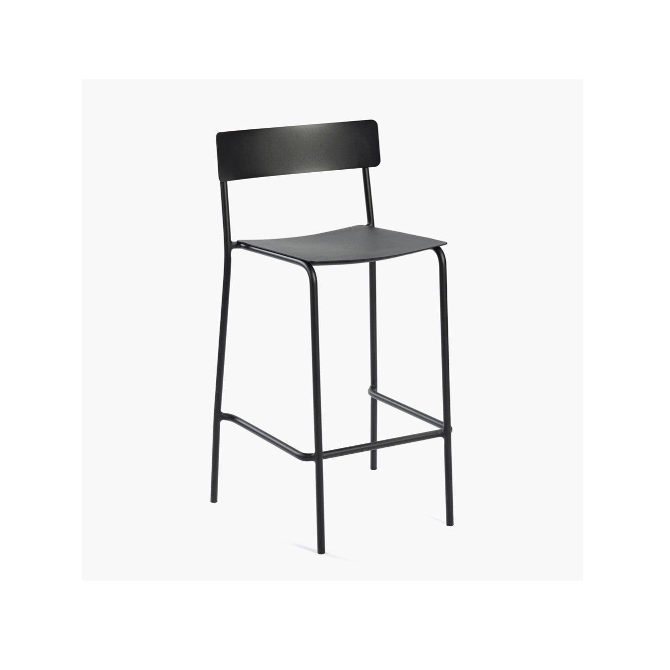 BAR STOOL BLACK ALUMINIUM AUGUST | On Order