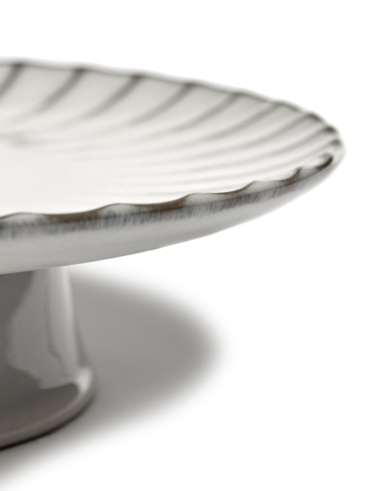 CAKE STAND L WHITE INKU