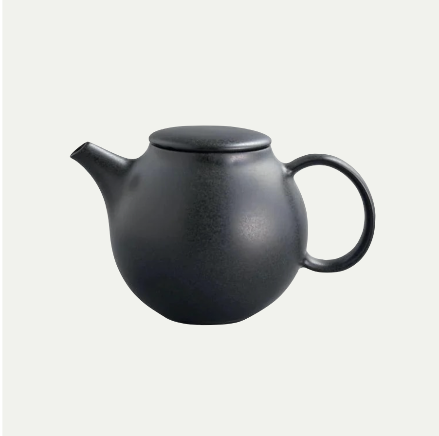 PEBBLE TEAPOT 480ML BLACK
