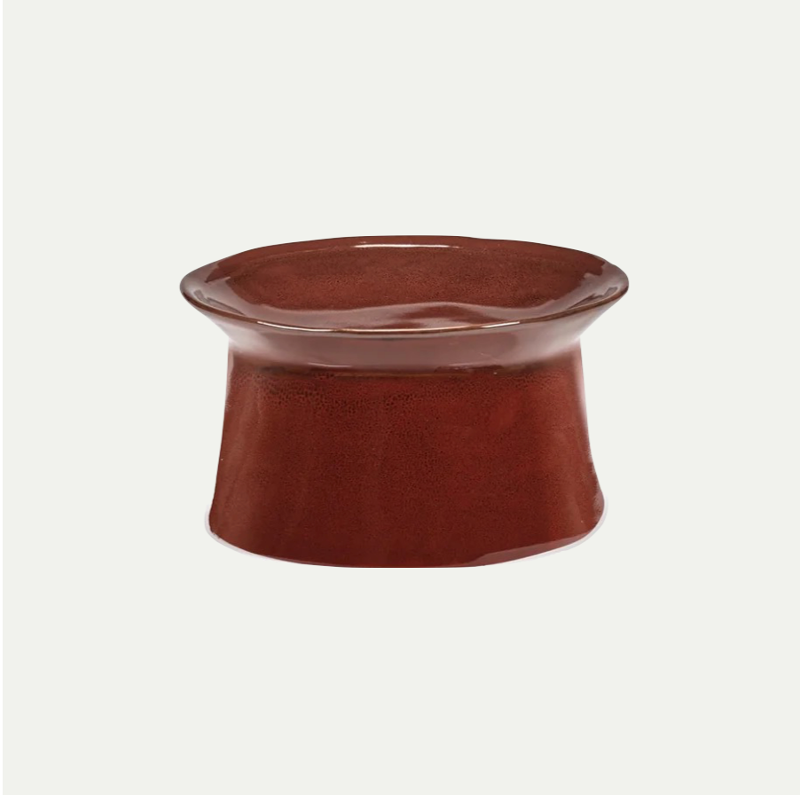 DEEP PLATE LARGE ON FOOT RED LA MERE