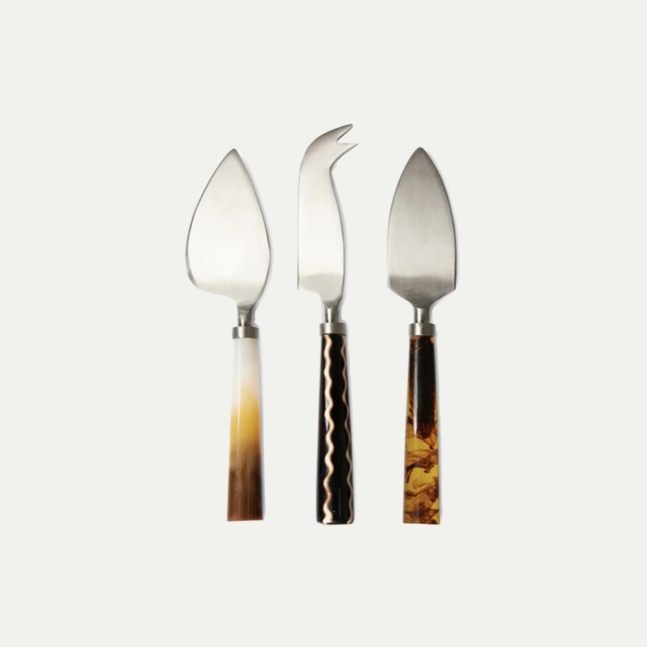 CHEESE KNIVES, HAVANA SET OF 3