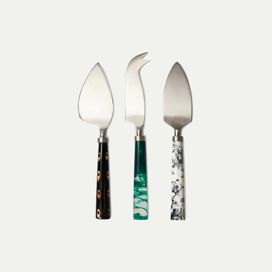 CHEESE KNIVES, COAST SET OF 3