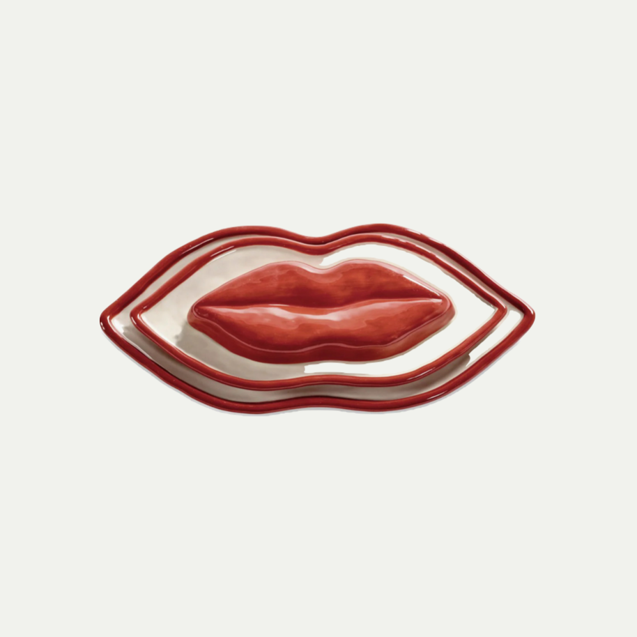 SERVING DISH SET/3 LIPS