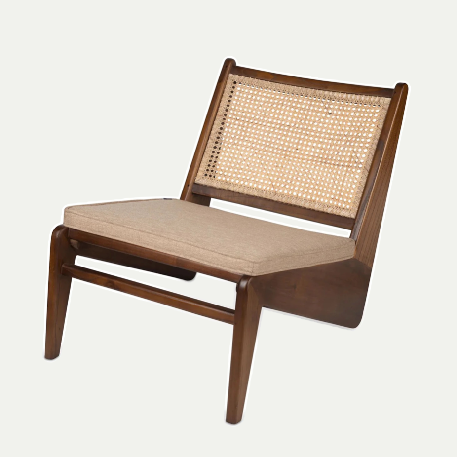 CUSHION KANGAROO- LIGHT BROWN/VELVET SAND