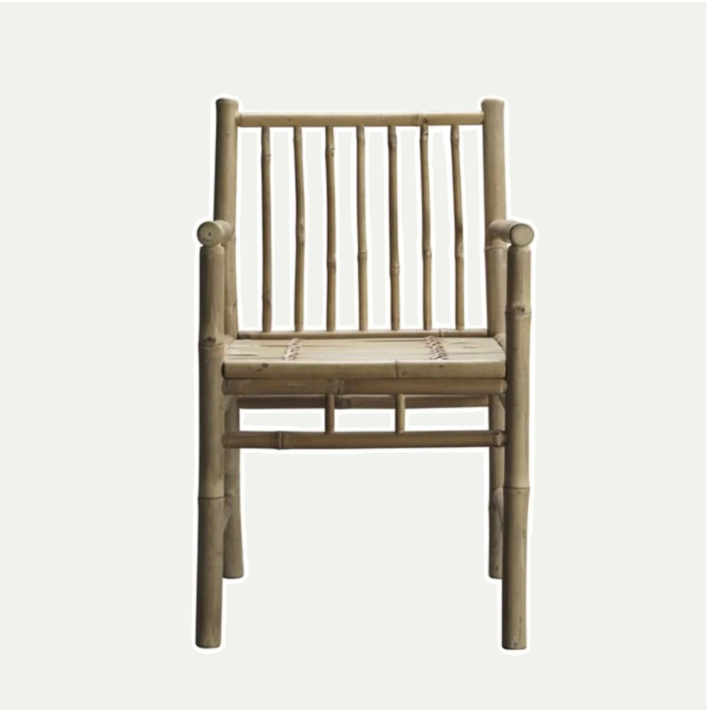 BAMBOO DINING CHAIR w/ ARMREST | On Order
