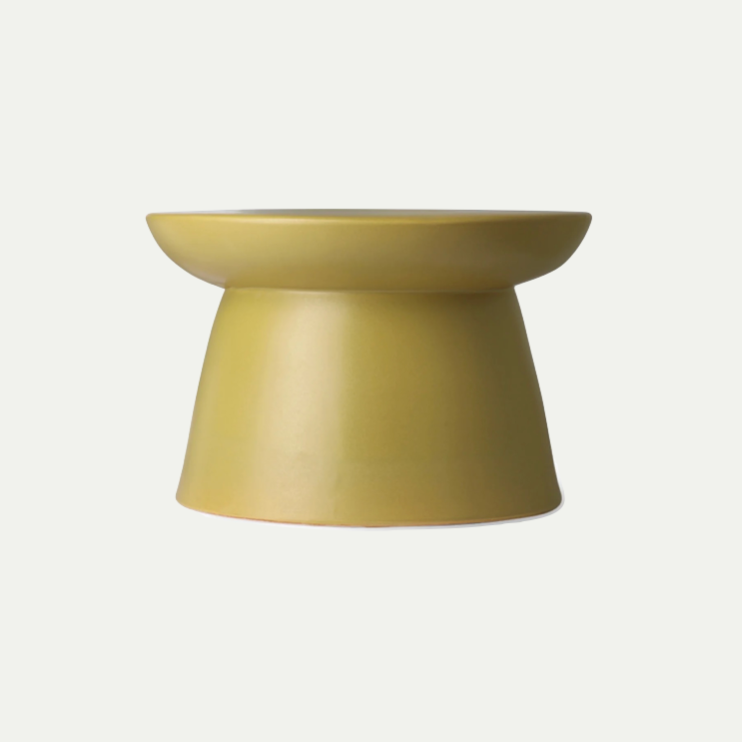 EARTHENWARE SIDE TABLE XL - GREEN