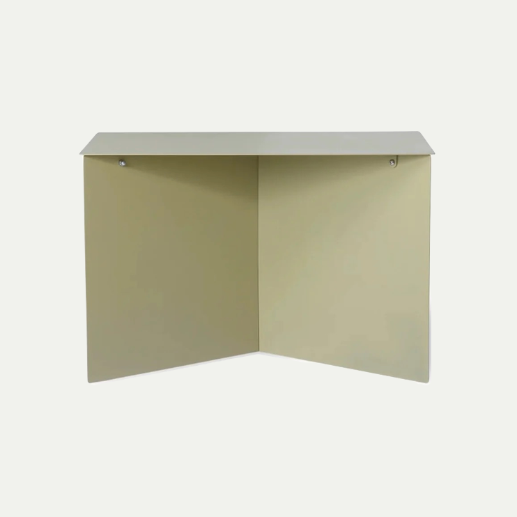 METAL SIDE TABLE RECTANGULAR OLIVE