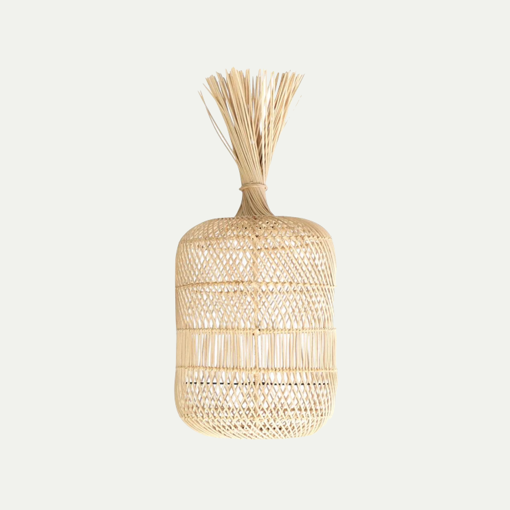 DUMPLING FLOOR LAMP / PENDANT - NATURAL